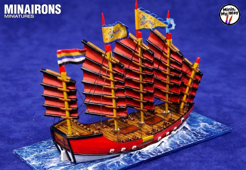 Minairons miniatures: 1/600 Chinese War Junk